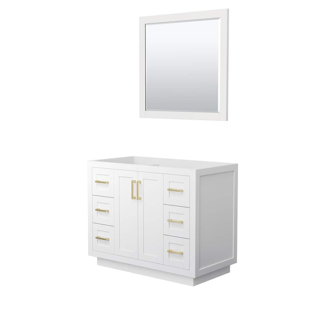 Wyndham Collection Miranda 42" Single Free Standing Vanity Cabinet -