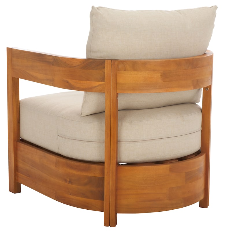 SAFAVIEH Outdoor Living Kento Armchair (Set of 2) - 27"W x 29"D x 25"H
