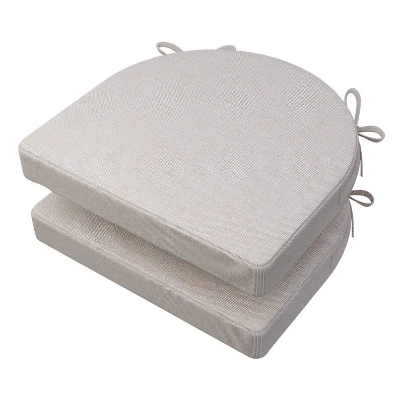 AAAAAcessories 17 in. X 16 in.Indoor Strap Non-slip Chair Cushion for Multi-scenario Setups (2 Pack) - N/A