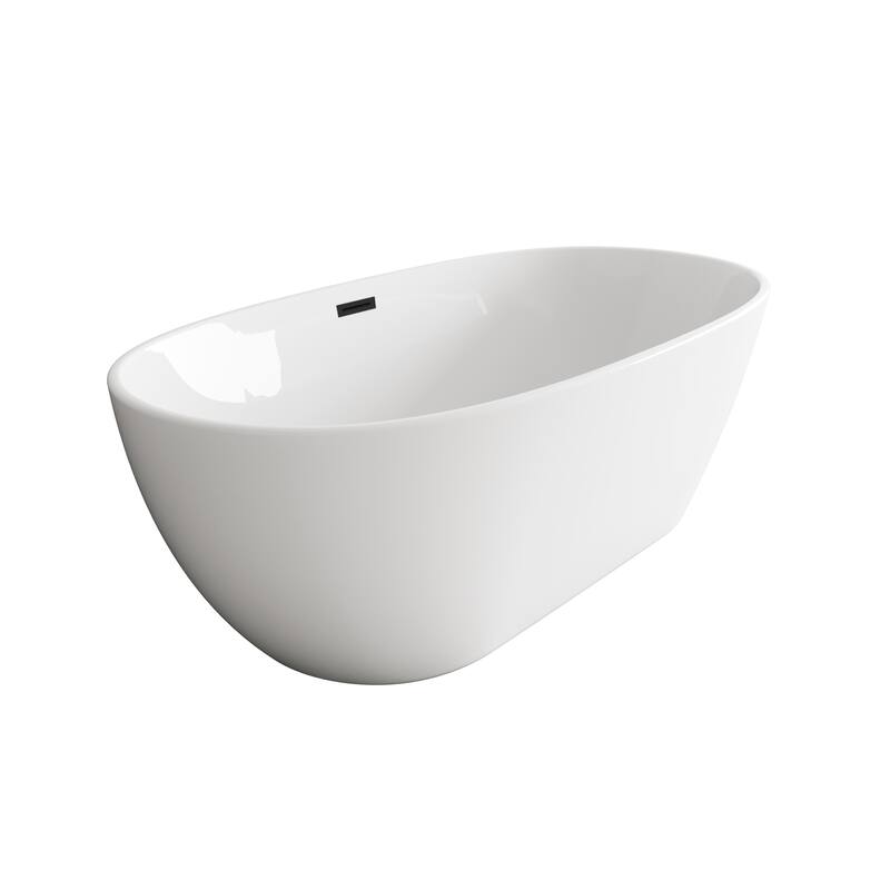 Adler Soaking Bathtub in Glossy White