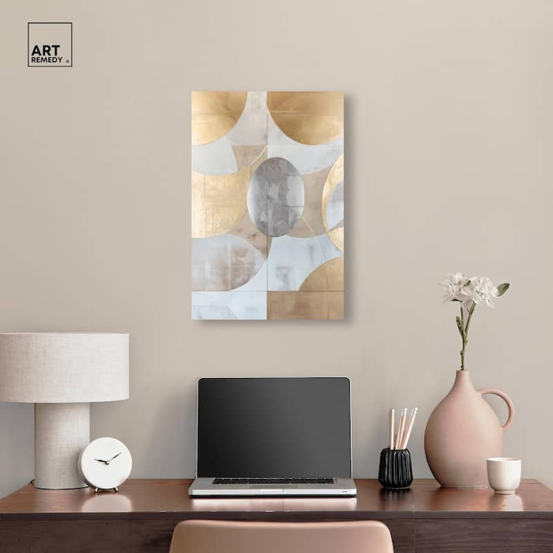 Golden Orb II Canvas by Art Remedy, Gallery Wrapped