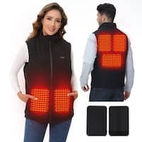 Electric Heated Vest for Men & Women with Battery Pack Included - Bed ...