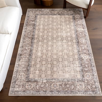Nuloom Kit Botanical SplashGuard Machine Washable Area Rug