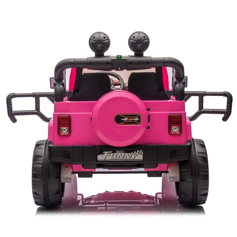 Pink 24V Kids Ride On Car Off-Road Toy Car Battery Powered Electric Car