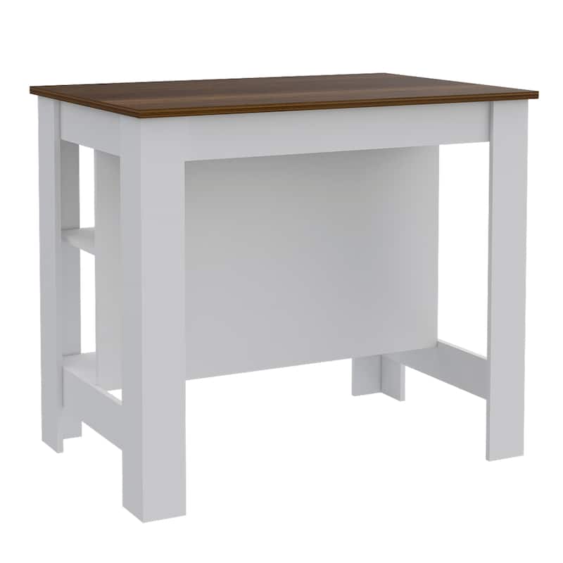 Kitchen Island with 3 Tier Shelves