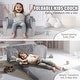preview thumbnail 15 of 47, Kids Couch, Toddler Couch Sofa Bed Fold Out, Convertible Sofa to Lounger, Kids Chair Seat Playroom Furniture