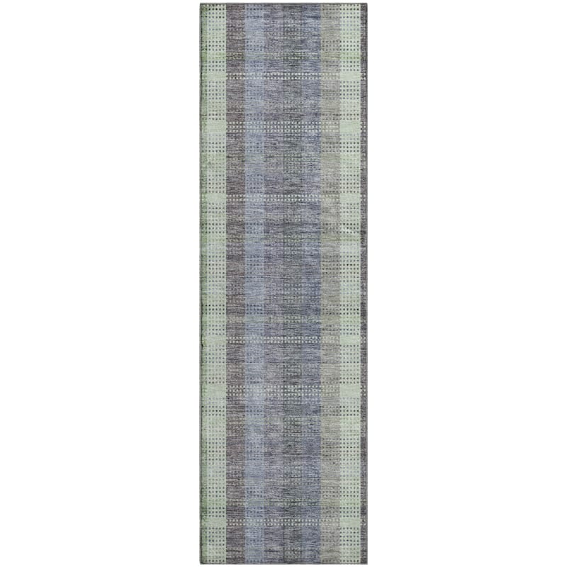 Premium Washable Super Soft Modern Plaid Mayfield Rug