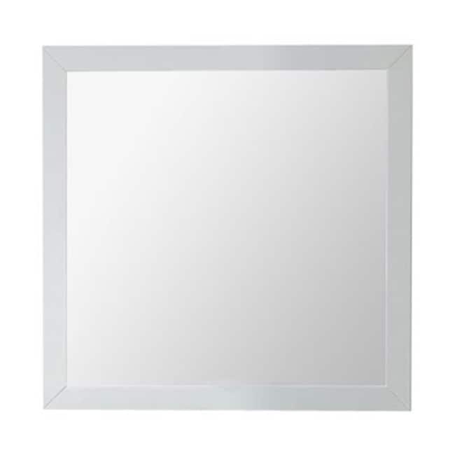 Miseno Femmina 30" Square Framed Mirror - Soft White