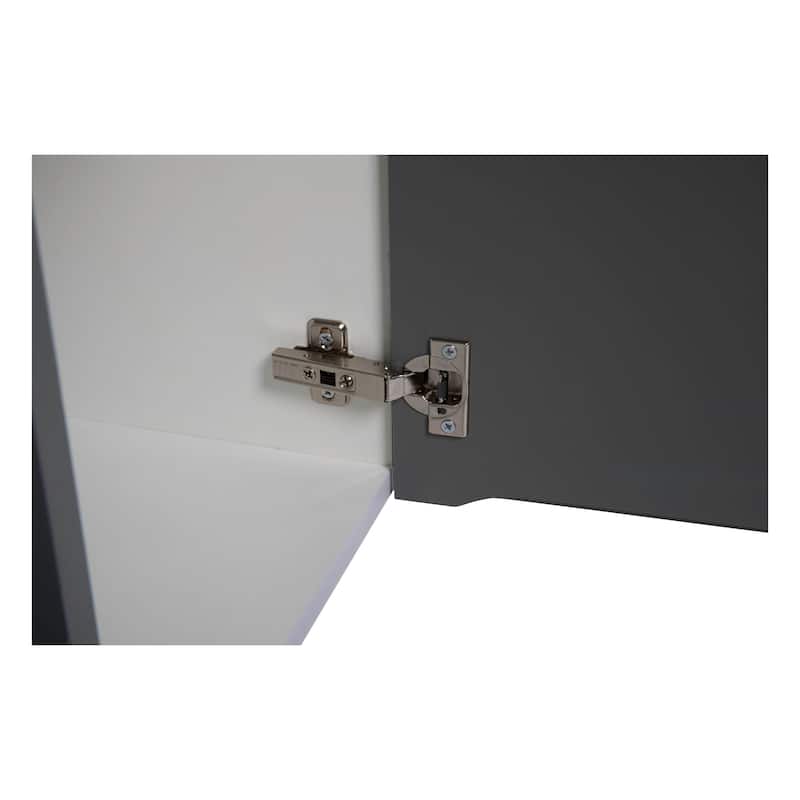 Modern Wall-Mounted Bathroom MINI-Vanity with Washbasin | Comfort Collection mirror Simple 24" included