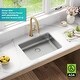 preview thumbnail 40 of 87, KRAUS Dex Stainless Steel Single Bowl Undermount Kitchen Bar Sink