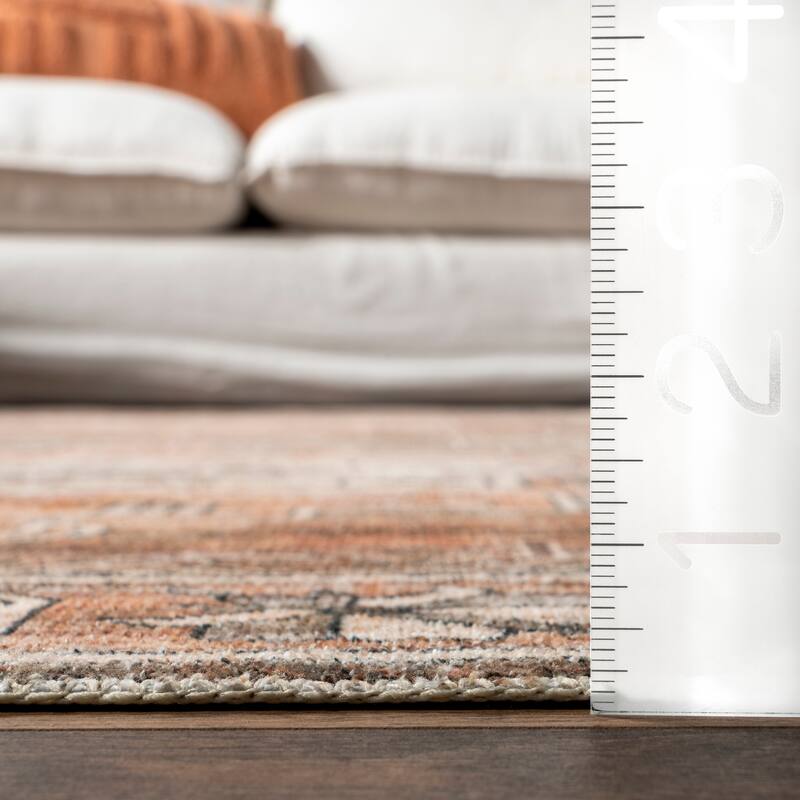 Nuloom Emerson SpinClean Persian Machine Washable Area rug