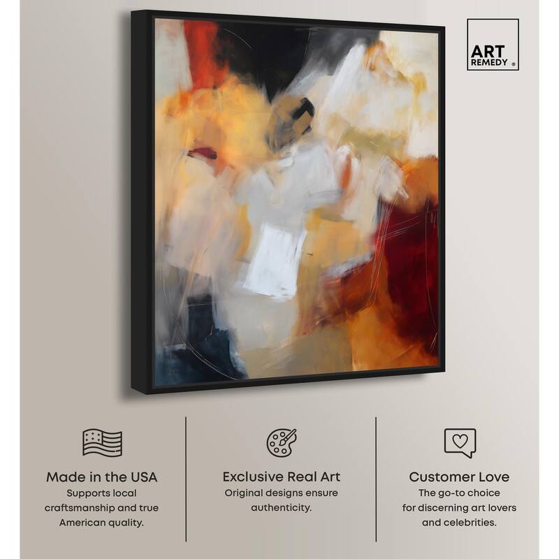 Earth and Fire III Canvas by Art Remedy