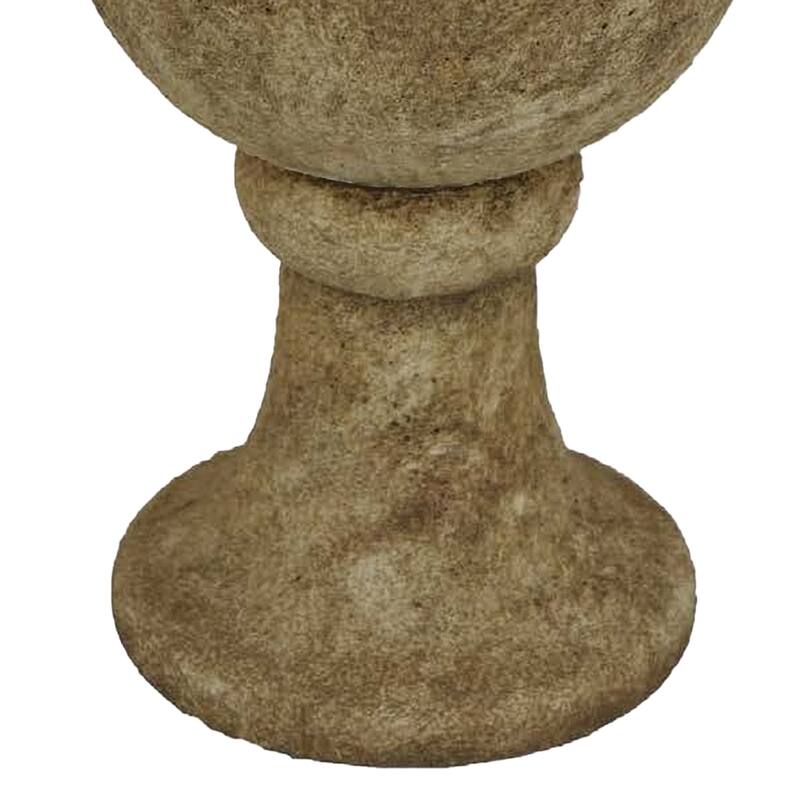 Ivina Bird Bath Feeder, Brown Terracotta, Cute Decorative, 12 Inch