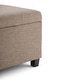 preview thumbnail 41 of 130, WYNDENHALL Franklin 48-in. Wide Contemporary Rectangular Storage Ottoman