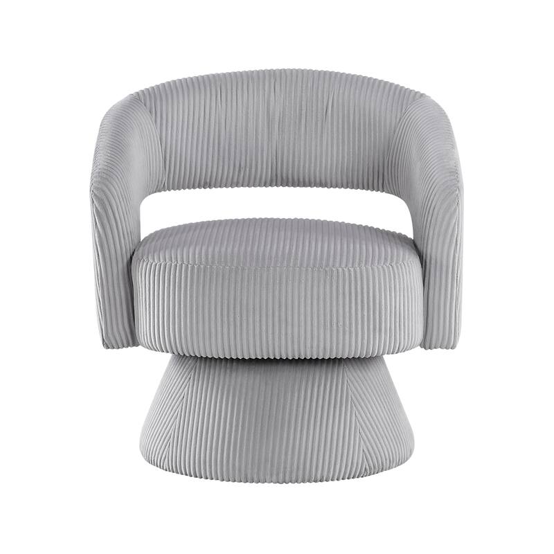 Parris Corduroy Swivel Chair