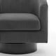 preview thumbnail 65 of 64, Corduroy Upholstered Swivel Barrel Chair (Set of 2)