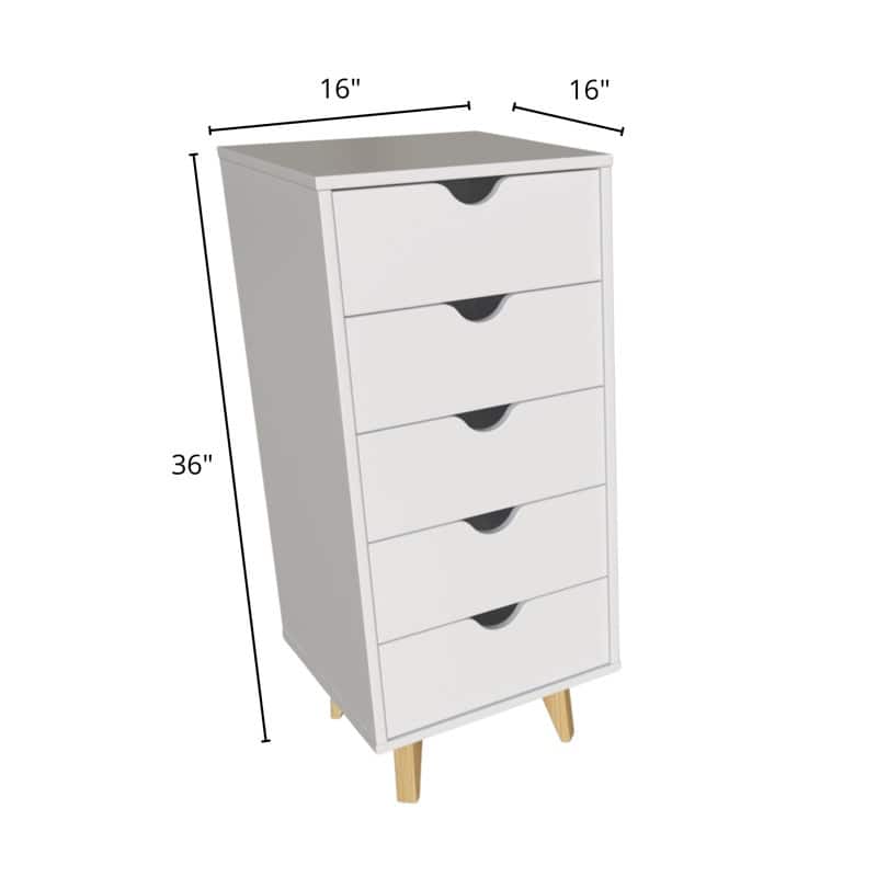 Tall 5-Drawer Dresser