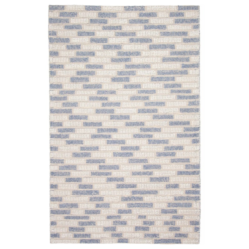 ECARPETGALLERY Braid weave Sienna Cream Wool Rug - 5'1 x 8'0 - Cream - 5'1 x 8'0