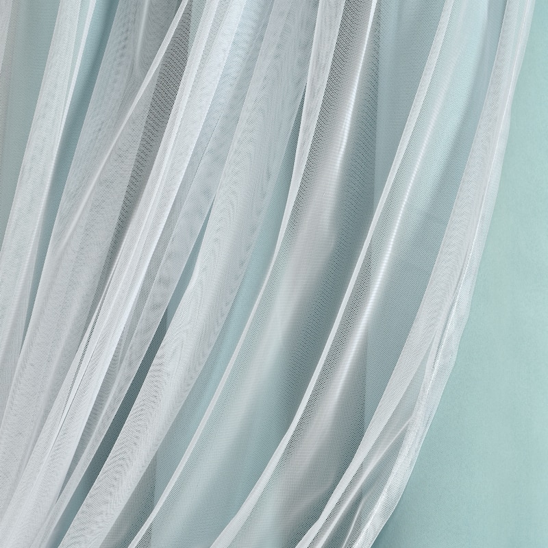 Lush Decor Grommet Sheer Panel Pair with Insulated Blackout Lining