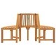 preview thumbnail 8 of 7, vidaXL Tree Bench Ø 63" Wood