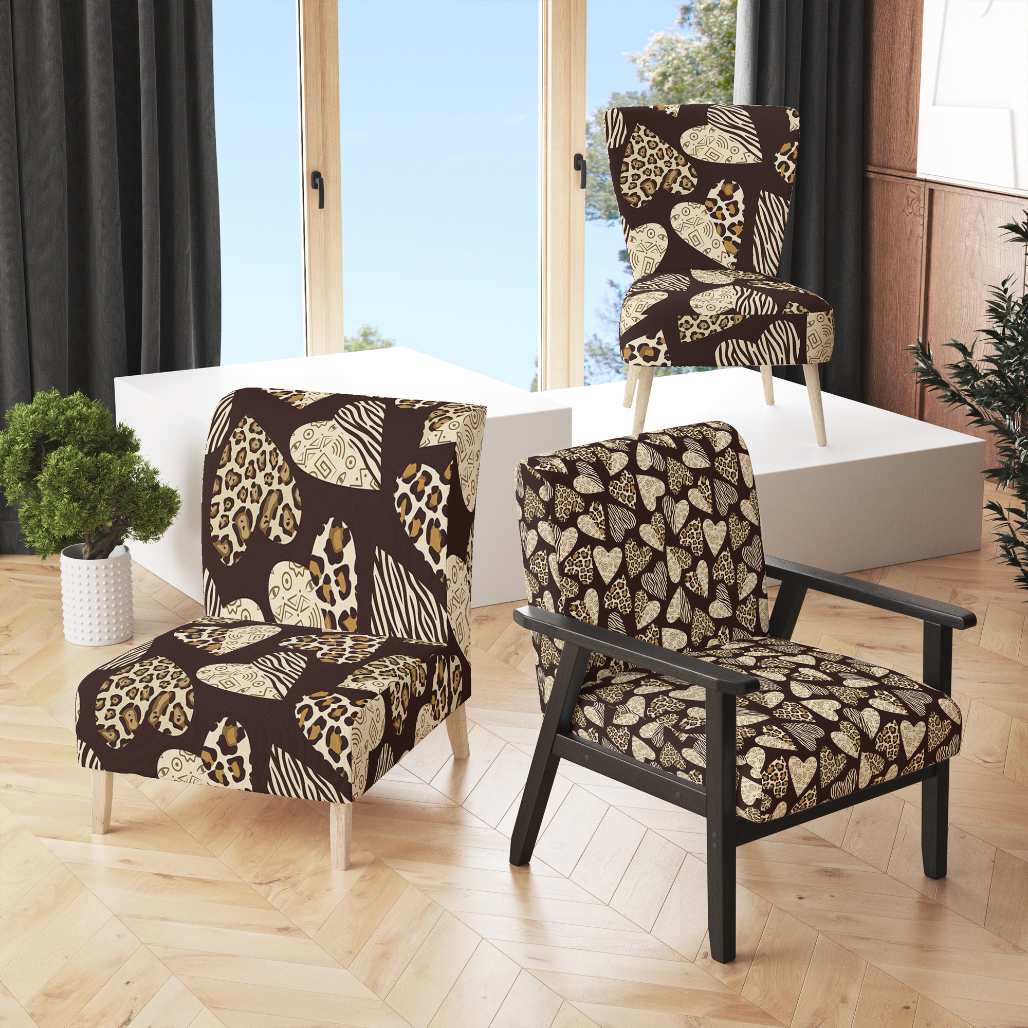 Animal cheap accent chair