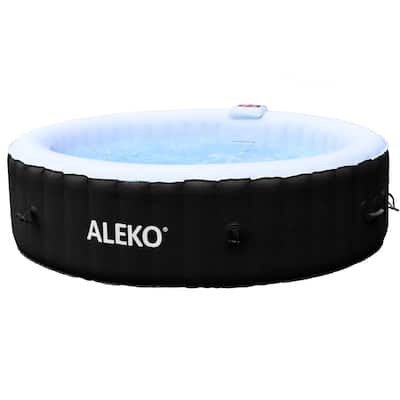 ALEKO Round 265-gallon Inflatable 6-person Hot Tub with Cover