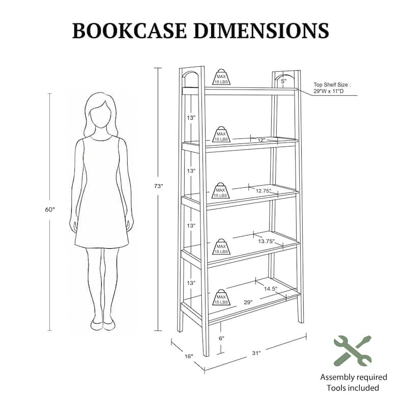 Madison Park Avalon Shelf/ Bookcase