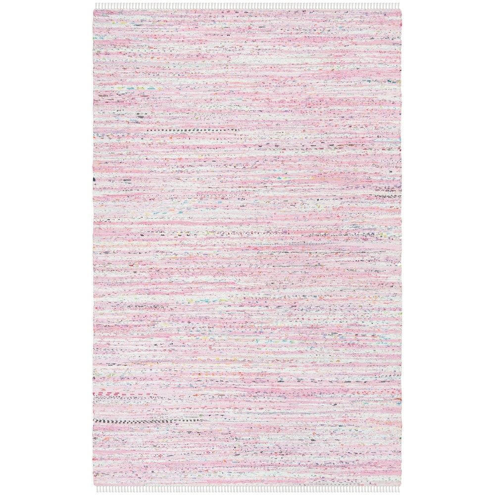 SAFAVIEH Handmade Rag Rug Litzy Stripe Cotton Rug