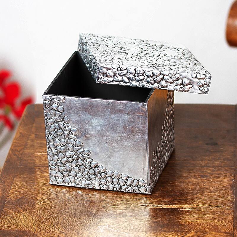 Novica Handmade Blossom Cascade Decorative Box