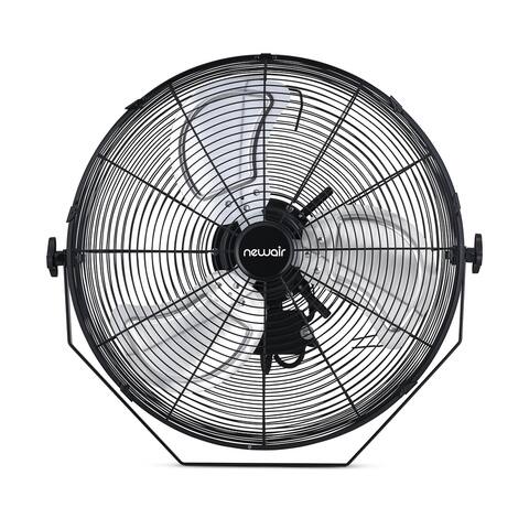 NewAir 20 Outdoor Rated 2-in-1 High Velocity Floor or Wall Mounted Fan with 3 Fan Speeds and Adjustable Tilt Head