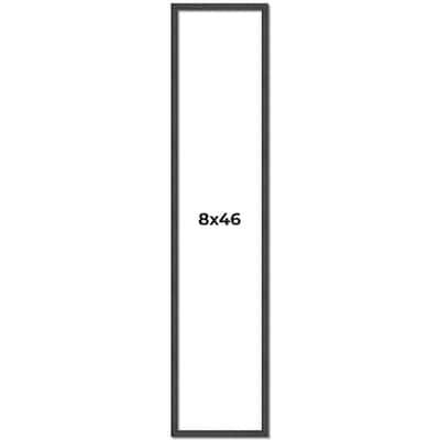 8x46 Frame Brown Solid Wood Picture Frame - Complete Modern Photo