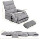preview thumbnail 6 of 11, Adjustable Floor Chair Folding Lazy Gaming Sofa Chair with Pillow and Storage Bag