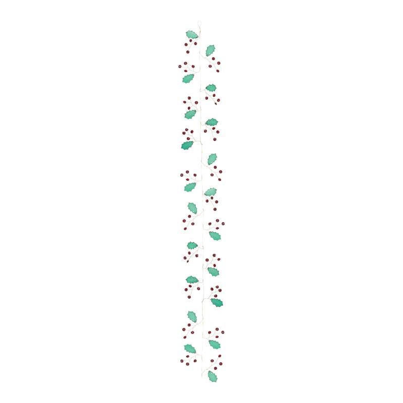Holly and Jem Jewel Garland (Set of 2) - Green, Red