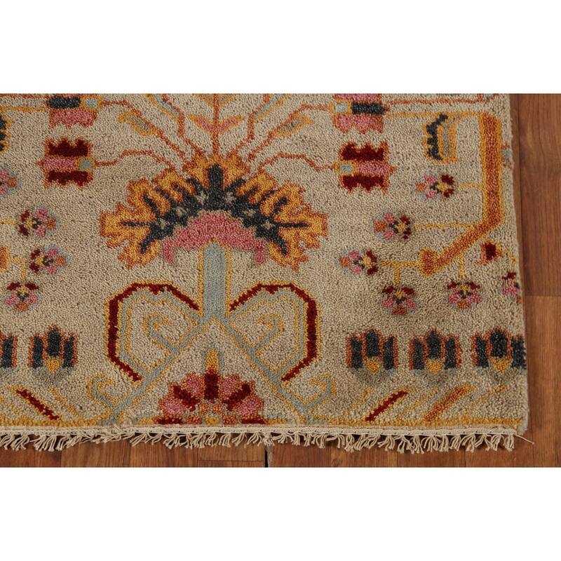 Kazak Indian Runner Rug Handmade Wool Carpet - 2'7"x 9'6"