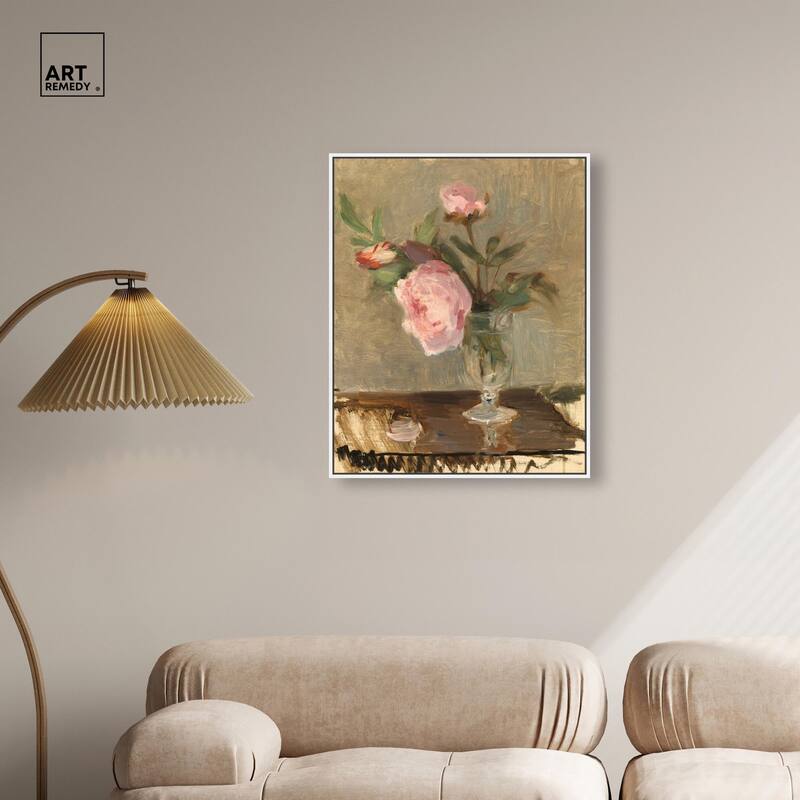 Moristot Peony Canvas by Art Remedy