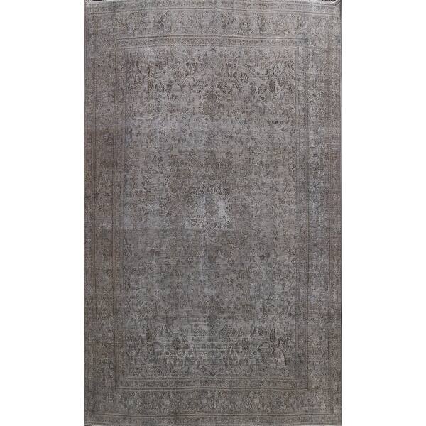Shop Clearance Antique Distressed Tabriz Persian Area Rug Wool Handmade 9 7 X 12 0 Overstock 32205964