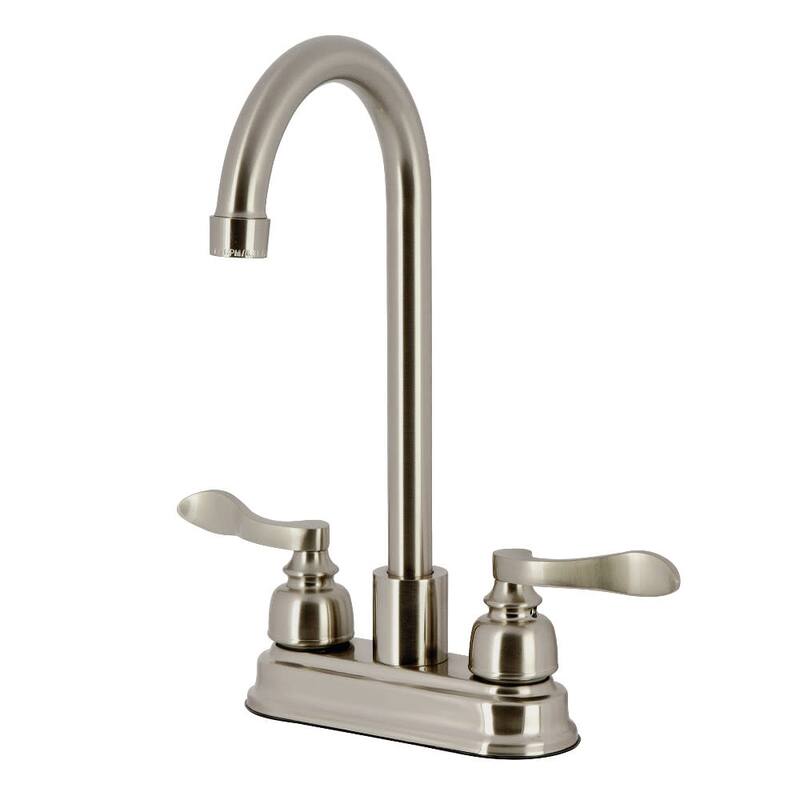 Kingston Brass FB849.NFL Nuwave French 1.8 GPM Standard Bar Faucet - Brushed Nickel