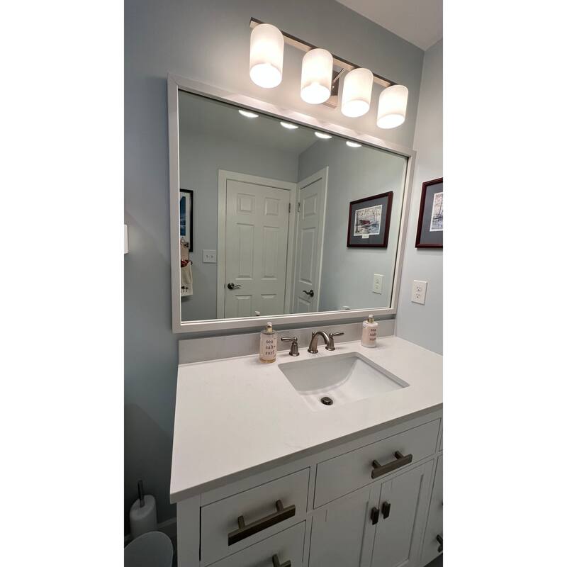Frame My Mirror White Framed Mirror, Ellis Design