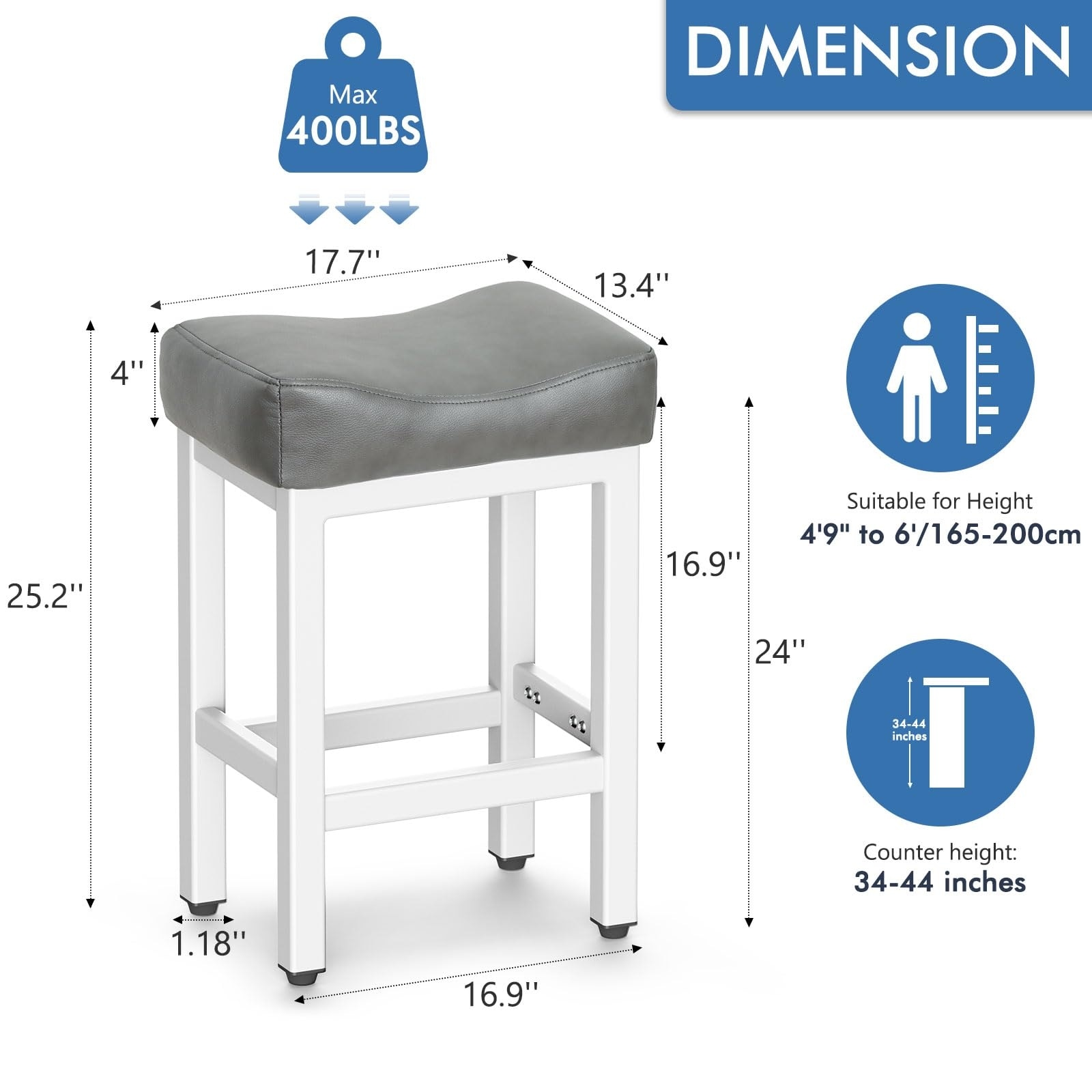 Bar Chairs Barstool Height For 34 Inch Counter Seat Height Stool