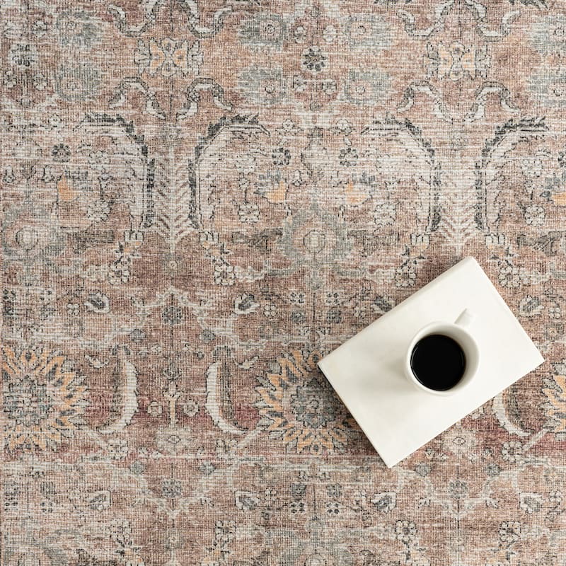 Nuloom Hillstone Collection Traditional Vintage Medallion Area Rug