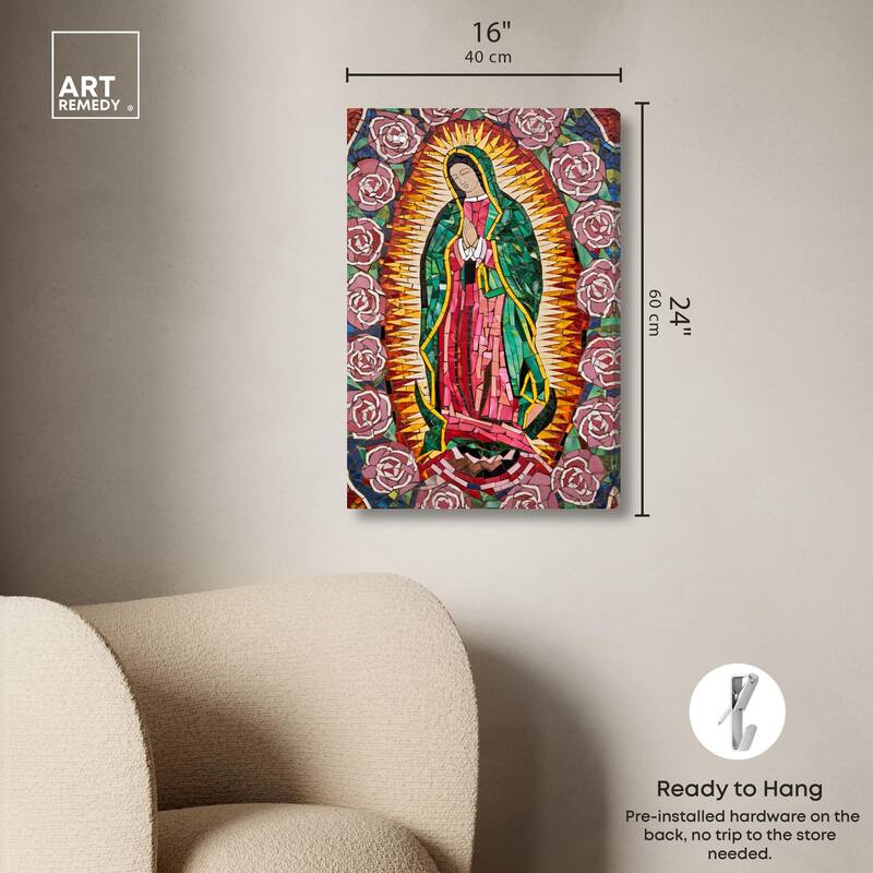 Mother of Mosaic Canvas by Art Remedy, Gallery Wrapped