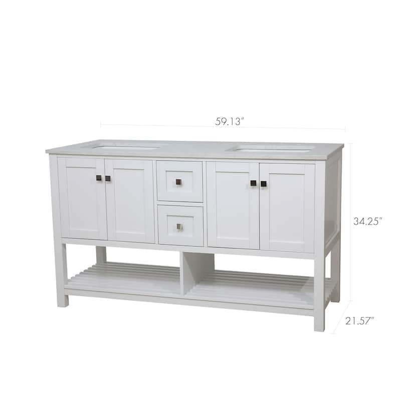 Tribecca 64" 2-Drawer Vanity