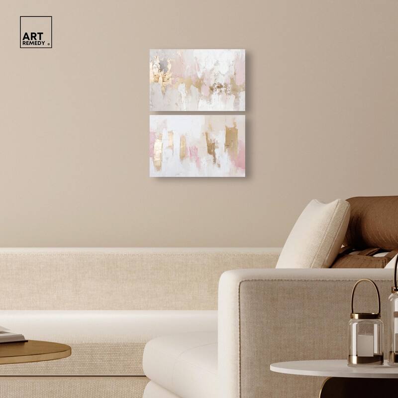 Rustic Elegance Set Canvas Set of 2 by Art Remedy, Gallery Wrapped