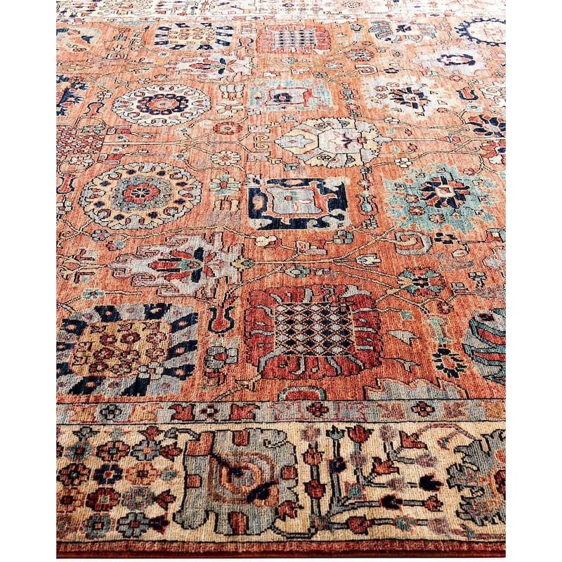 Serapi One-of-a-Kind Hand-Knotted Area Rug - Orange, 8' 2" x 9' 9" - 8' 2" x 9' 9"