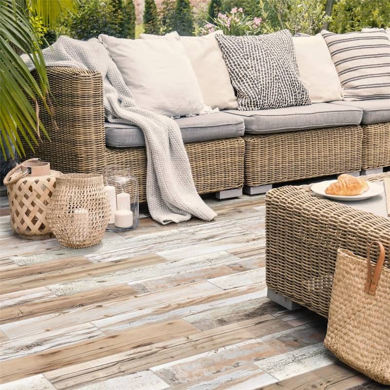 Merola Tile Unique 6" x 35.86" Porcelain Floor and Wall Tile - Pallet (42 Tiles)