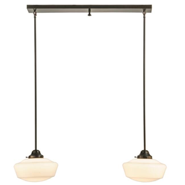 Meyda Tiffany 147635 Revival 2 Light 12" Wide Multi Light Pendant