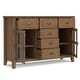 preview thumbnail 68 of 78, WYNDENHALL Stratford Solid Wood Transitional Sideboard Buffet - 54 inch Wide