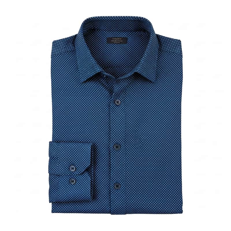 Jones New York Men's Stretch Slim Fit Dress Shirt