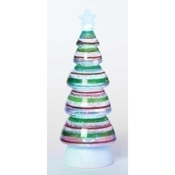 1125 battery operated led lighted red and green swirl striped christmas tree glitterdome - Battery Operated Christmas Trees 1125 battery operated led lighted red and green swirl striped christmas tree glitterdome - Battery Operated Christmas Trees