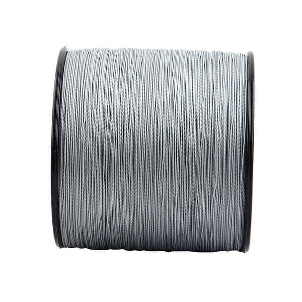 grey braided fishing line Steel – Cast to Coast and tournament anglers 100m Length 4 Strands Fishing